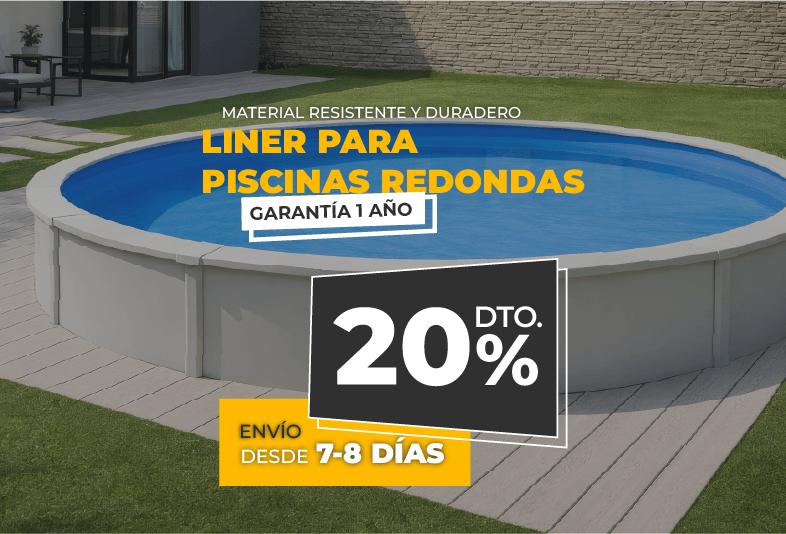 LINER PISCINA REDONDA 20%